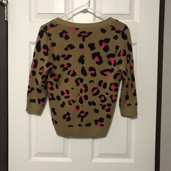Charlotte Russe Cheetah print cardigan - Picture 3 of 3